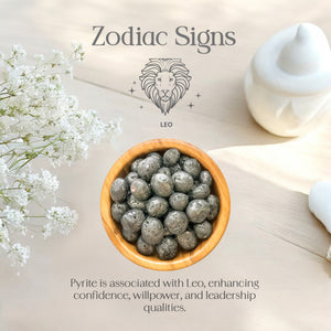 1lb Pyrite Tumbled Stone