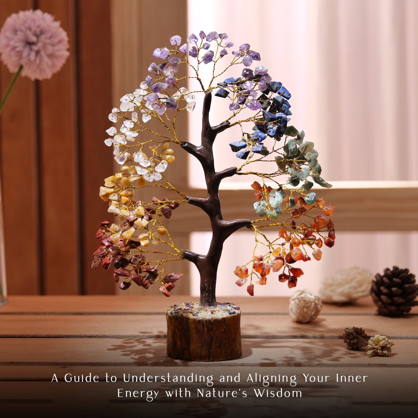 Seven Chakra Crystal Tree