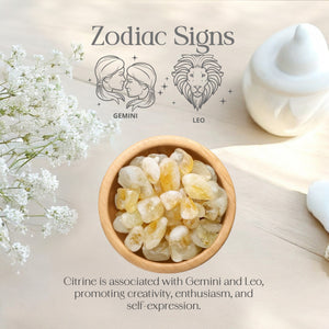 1lb Citrine Tumbled Stone