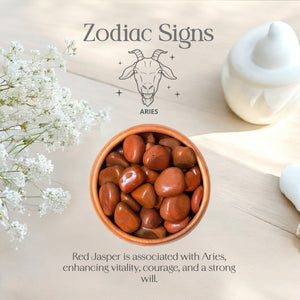 1lb Red Jasper Tumbled Stone