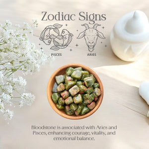 1lb Bloodstone Tumbled Stone