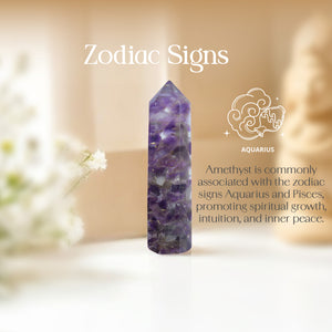 Amethyst Orgonite Crsytal Wand