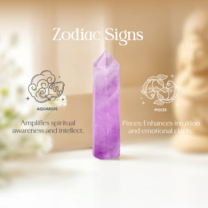 Amethyst Crystal Wand