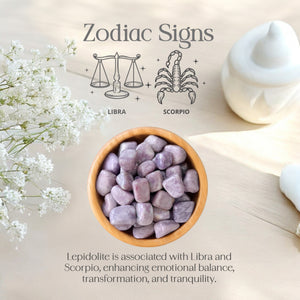 1lb Lepidolite Tumbled Stone