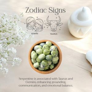 1lb Serpentine Tumbled Stone