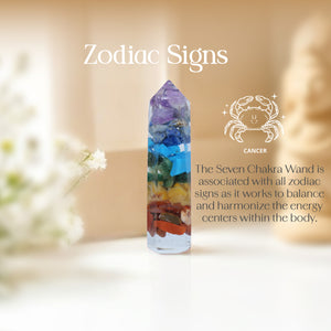 7 Chakra Crystal Wand