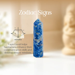 Lapis Lazuli Crystal Wand