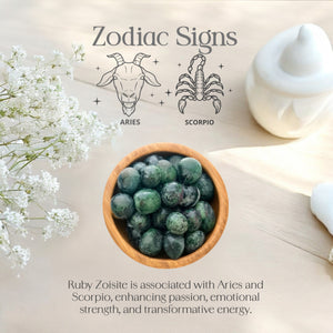 1lb Ruby Zoisite Tumbled Stone