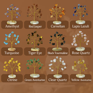 Crystal Tree Gift Box For Christmas | Crystal Tree Gift Set ( Slice Base 3 inch)