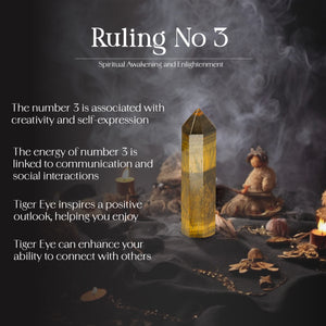 Tiger Eye Crystal Wand