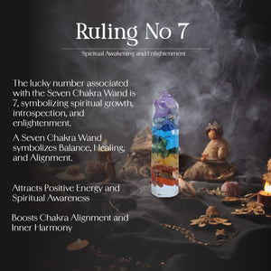 7 Chakra Crystal Wand