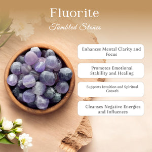 1lb Fluorite Tumbled Stone