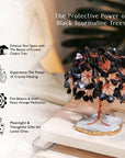 Black Tourmaline Root Chakra Tree for Grounding and Protection | 3-4 Inches
