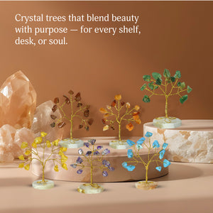 Crystal Tree Gift Box For Christmas | Crystal Tree Gift Set ( Slice Base 3 inch)