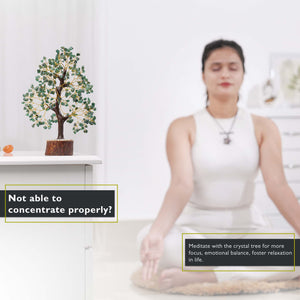 Green Aventurine Healing Crystal Tree ( 10 - 12 Inch)