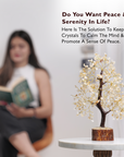 Citrine Crystal Chakra Tree for Wealth and Abundance By Yatskia - Attracts Money & Succes | 10-12 Inches