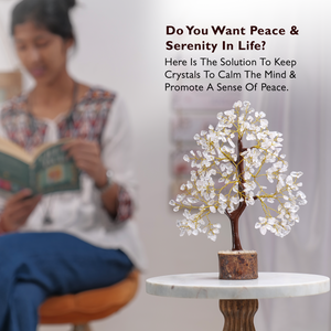 Clear Quartz Healing Crystal Tree For Home Decor