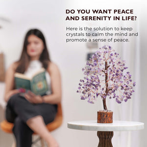 Amethyst Purple Gemstone Tree