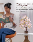 Rose Quartz Tree, Symbol of Love and Healing By Yatskia | 10-12 Inches