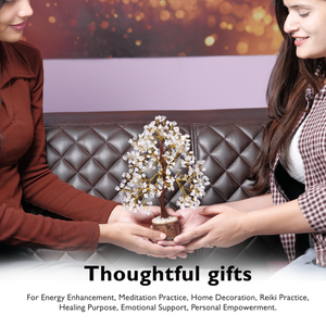 Clear Quartz Healing Crystal Tree For Home Decor