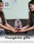 Rose Quartz Tree for Heart Chakra, Unconditional Love