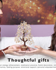 Yatskia Citrine Tree - November Birthstone Crystal Tree | 10-12 Inches