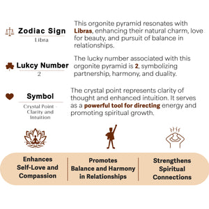 Rose Quartz Copper Spiral Orgone Crystal Pyramid