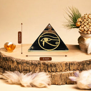 Shungite Orgone Crystal Pyramid