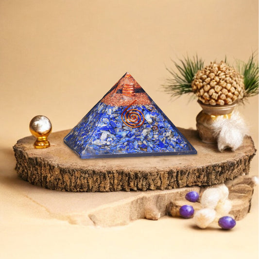 Lapis Lazuli Orgone Crystal Pyramid
