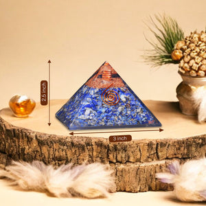 Lapis Lazuli Orgone Crystal Pyramid