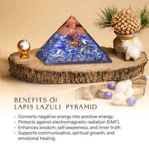 Lapis Lazuli Orgone Crystal Pyramid
