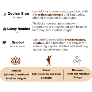 Labradorite Copper Coil Orgone Crystal Pyramid