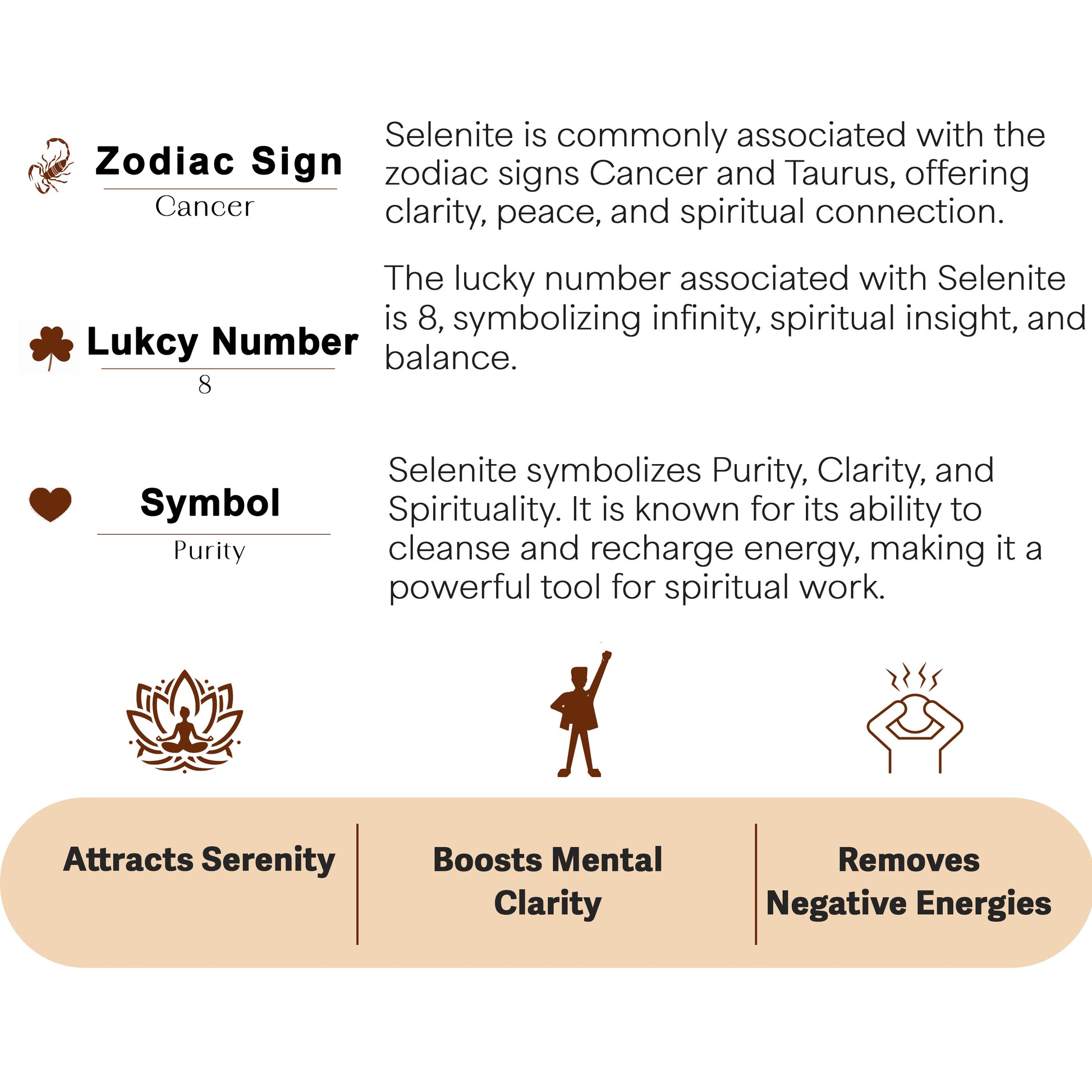 Selenite Copper Coil Orgone Crystal Pyramid