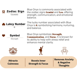 Blue Onyx Copper Coil Orgone Crystal Pyramid