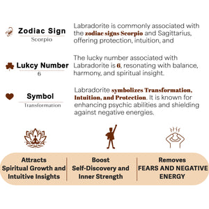 Labradorite Golden Flower of Life Orgone Pyramid