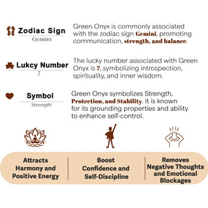 Green Onyx Orgone Healing Crystal Pyramid