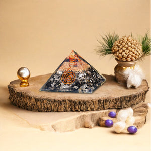 Black Tourmaline Orgone Pyramid For Negativity
