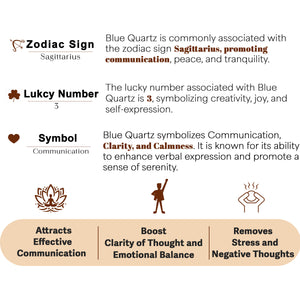 Blue Quartz Orgone Crystal Pyramid