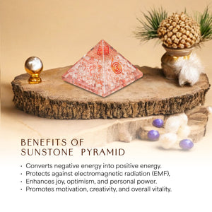 Rose Quartz Orgone Pyramid for Emotional Healing