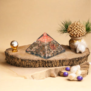 Pyrite Orgone Crystal Pyramid