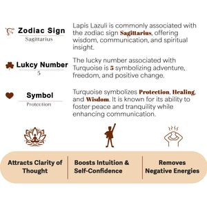 Lapis Lazuli Healing Crystal Pyramid For Confidence