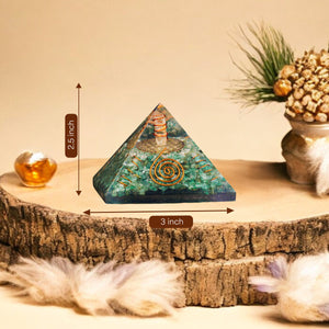 Green Aventurine Healing Crystal Stone Pyramid