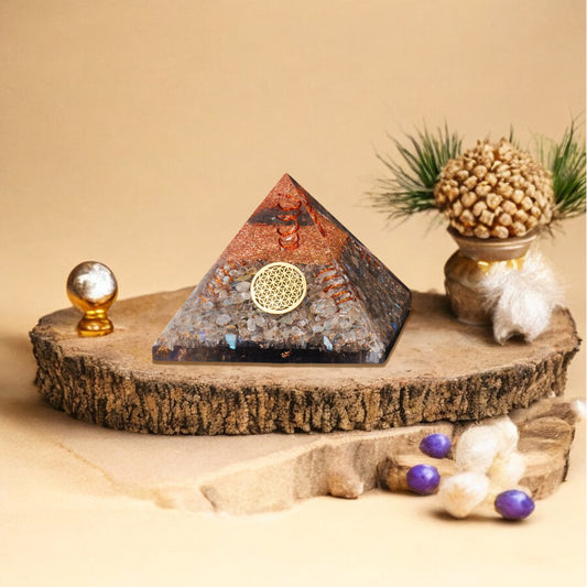 Labradorite Orgone Pyramid For Protection