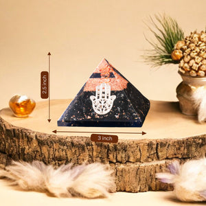 Black Tourmaline Orgone Pyramid For Stability