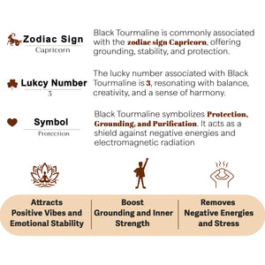 Black Tourmaline Orgone Pyramid For Stability