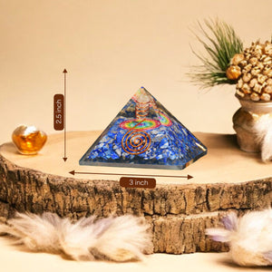 Lapis Lazuli Orgone Pyramid For Emotion Balance