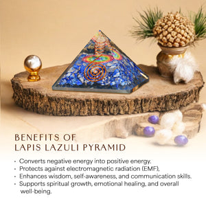 Lapis Lazuli Orgone Pyramid For Emotion Balance