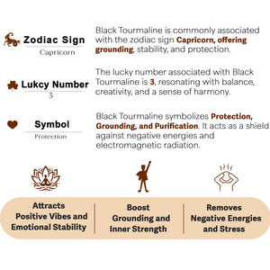 Black Tourmaline and Selenite Orgone Pyramid For Positivity