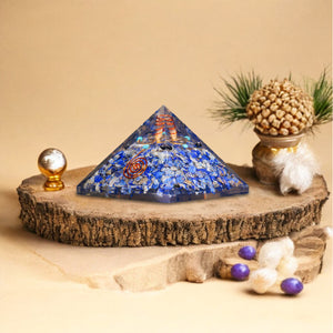 Lapis Lazuli Orgone Pyramid For Protection