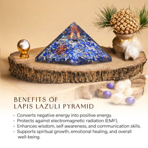 Lapis Lazuli Orgone Pyramid For Protection
